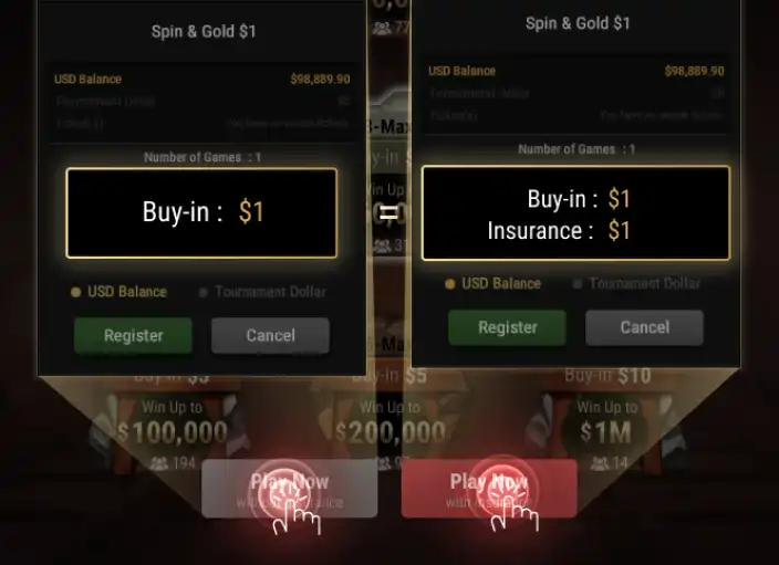 GGPoker iOS 客户端界面参考图